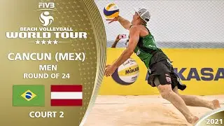 George/Andre vs. Samoilovs/Smedins - Full Match | 4* Cancun 2021 #1