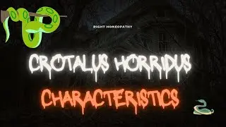 Acute characteristic symptoms of Crotalus horridus