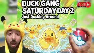 DAY 2 🦆 Duck Gang LIVE | FREE Pok&eacute;mon Giveaways + Duck Races | Just Ducking Around