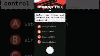 MINING T20 #1 | miningexam
