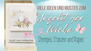 Stempel, Stanzen und Papier zur Gestaltung von Osterkarten - Angebot der Woche - Ideen und Tipps