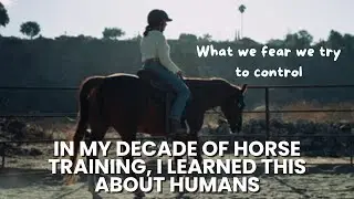 Stop trying to control your fear. Do this instead. Your horse will thank you.