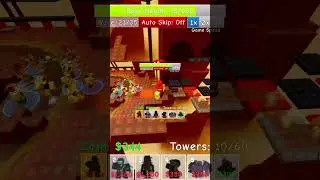 The best clutch in Retro Tower Defense. #roblox #tds #funny #naturalhazards #gaming #retro #lucky