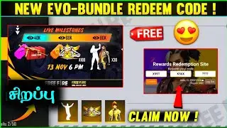 New evo bundle Redeem code 😍 போடு வேற லெவல்❤️#freefirenewevent