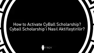 Troy Tutos | How to Activate CyBall Scholarship? ⚽ | CyBall Scholarship'i Nasıl Atkifleştirilir?