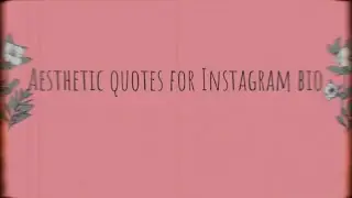 Aesthetic quotes for Instagram bio | aesthetic quotes for Instagram caption #aesthetic #instagram