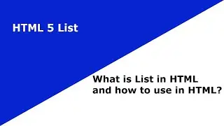 List in HTML | HTML5 Bangla Tutorial [#17]