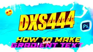 How to make gradient text Tutorial In Tamil🎯💥 #தமிழ் #dxsmooth444gamer