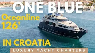 One Blue ⚓️ | 126-футовая роскошная моторная яхта Oceanline в Хорватии | Аренда суперяхты ✨