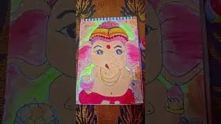 cutie pie lord ganesha❤️&hearts;️ #drawing #art #cutiepie #ganesha