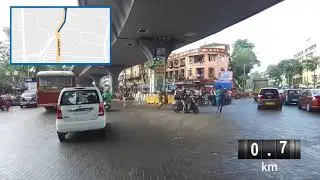 Route Map Ashok Towers Parel to Salsette 27