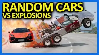 BeamNG Online But We Used Random Cars And Added Secret Explosions