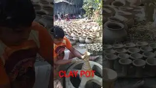 Amazing clay pot made🫓👨🏿&zwj;⚕️ #shorts #claypot