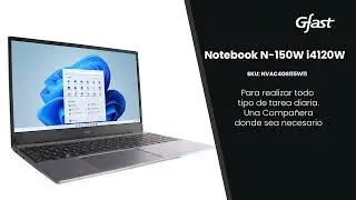 Notebook Gfast N150W Intel Celeron 128GB SSD 4GB de Ram Windows 11