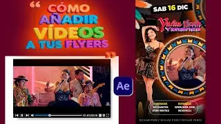 Como PONER VIDEOS a tu FLYER con AFTER EFFECTS