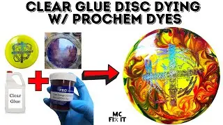 Sergeant Yellow Dynamic Discs: Tutorial for Clear Glue Bed Disc Dying with Pro Chem(Complete Guide)