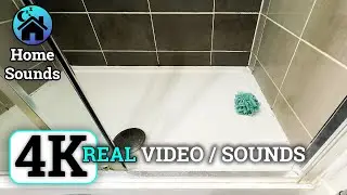 Running Shower Dripping ASMR Sounds (Sunny Autumn Day) Drip, Splatter Noise - relax & sleep