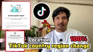How to change TikTok country region or change TikTok country location.