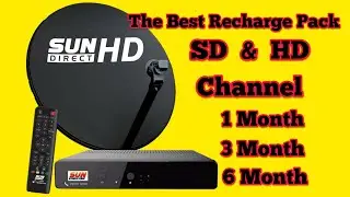 the best dth recharge package SD/HD |1,3,6 month sundirect recharge plans |ElectricianInfo