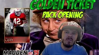 Madden 15 Ultimate Team | GOLDEN TICKETS IN PACKS | FLASHBACK & 24 HOUR LOTT