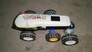 How to Make a Powerful DIY Remote Control Car at Home | Homemade 4x4 RC Car 🚗🚨