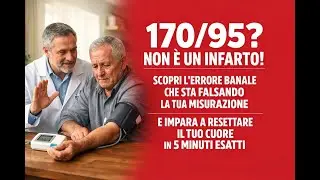 Se il tensiometro segna 170 fermati subito: l'errore fatale che distrugge le tue arterie