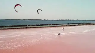 Kitesurfing in Lo Stagnone salinas Sicily - Kite Lab