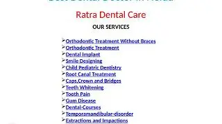 Best Dental Doctor in Noida