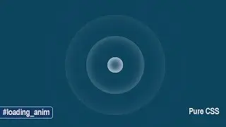 Deep Looping Circle Animation with CSS and HTML Code
