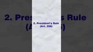 Types of Emergency in Indian Constitution