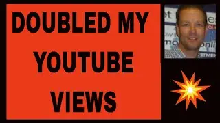 How I Doubled My YouTube Views For Free - Proof! #shorts