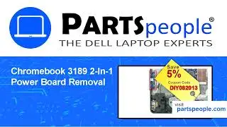 Dell Chromebook 3189 2-In-1 (P26T001) Power Board How-To Video Tutorial