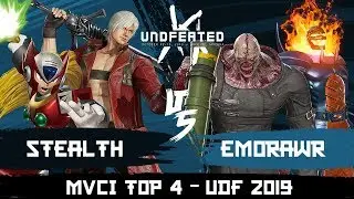 Stealth vs Emorawr - UDF 2019: MVCI Top 4 Winners Finals