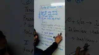 Active passive| spoken English|Easy Trick #education #english #tutorial #grammar #foryou #shorts #yt