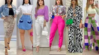 NUEVA MODA 2025🔥 TENDENCIAS/LOOKS MODERNOS Y ELEGANTES/ROPA QUE SE VERA EN 2025