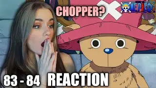CHOPPER JOINS THE CREW?! | One Piece Episode 83 & 84 Reaction