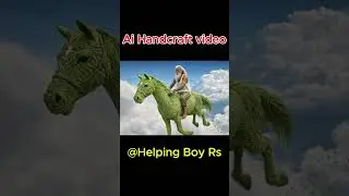 How to make Horse ai art I video |HandCraft short video #shortsfeed #ytshorts#trending#horse