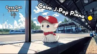 [Red Cap] 🌸 Calm J-Pop Lofi for Sunny Days | Soft Piano Melody ☁️