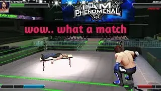 Aj style v/s Dean Ambrose No disqualification ! WWE mayhem