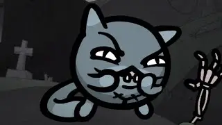 Финальная кат-сцена на свалке в игре Mewgenics