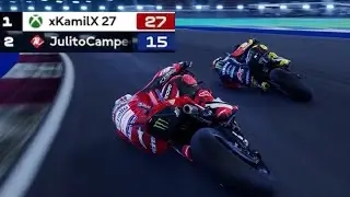 MotoGP 25 - БЕЗУМНАЯ БИТВА с киберспортсменом MotoGP!