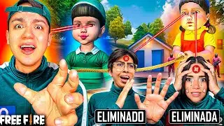 PERDI A MIS AMIGOS EN EL JUEGO DEL CALAMAR EN FREE FIRE😭