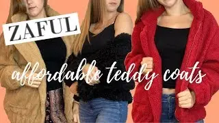 Доступные пушистые и плюшевые пальто. Примерка от Zaful!