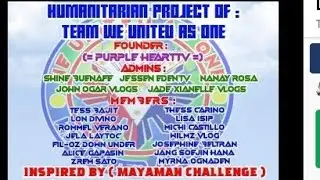 KAPIT TULOY lng HANGGANG DULO CONGRATS PO SA TEAM WE/UNITED AS ONE GPSG AT TEAM TUBAO