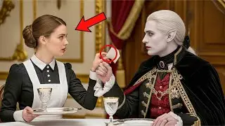 Waitress Slips the Vampire King a Note “Don’t Drink It. Smile and Leave Now” — He Grabs Her Wrist