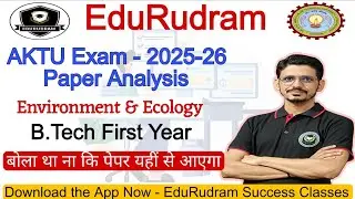 EVS || B.Tech First Year Paper Analysis || Odd Semester 2025-26
