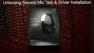Обзор игровой гарнитуры Razer Kraken X Ultralight: распаковка, тест микрофона и установка драйвера