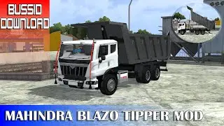 Download Mahindra Blazo Tipper Truck HD Mod Bussid | Evil Simulation