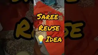 साडी से बनाया शानदार 👸cut top#sareereuseideas #shorts #cuttingstiching #trending #princesscat