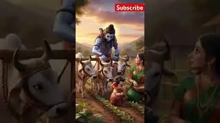 Family Farming Fun! #ganesh #shiva #parvati #farming #shorts #viral #trending #cartoon #family #god